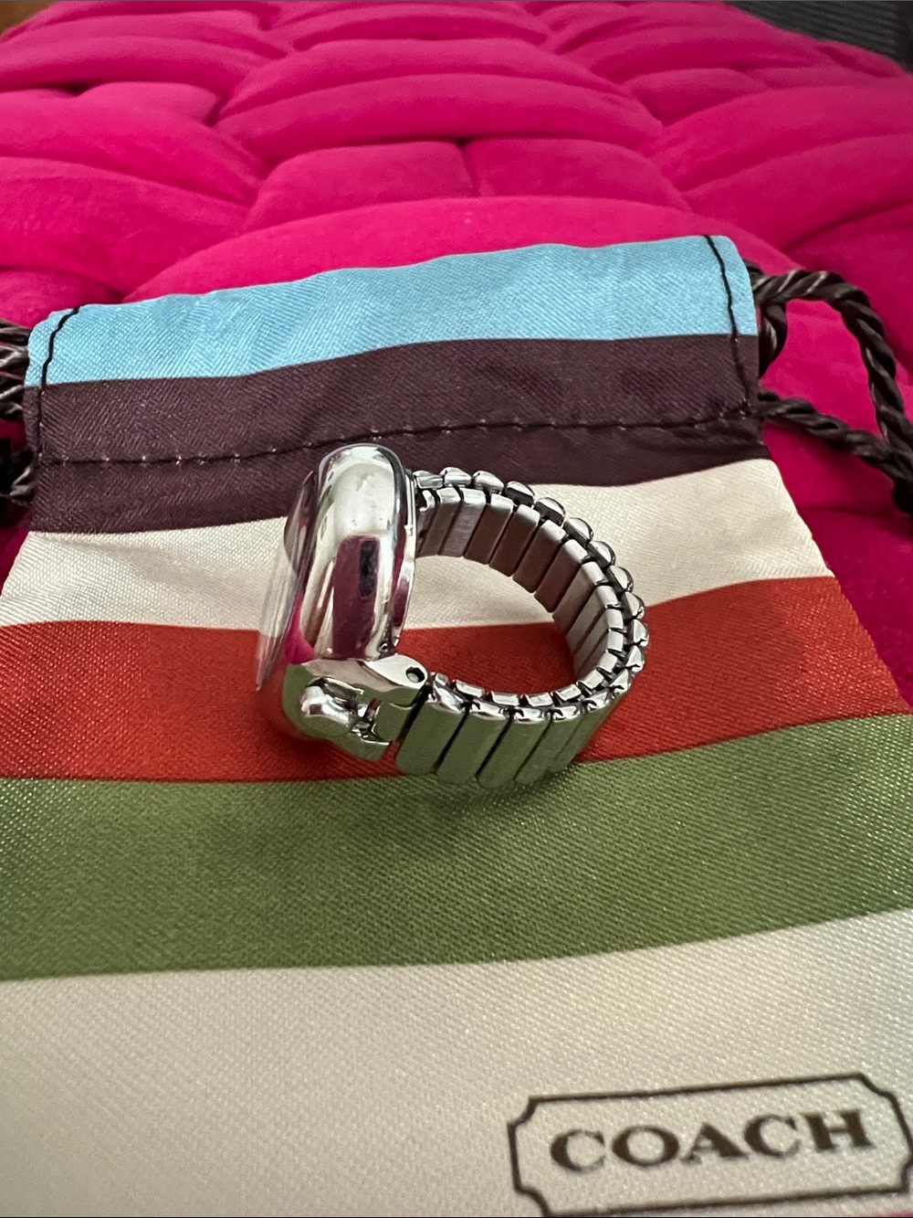 Coach Watch Ring-Never worn - Picture 6 of 7